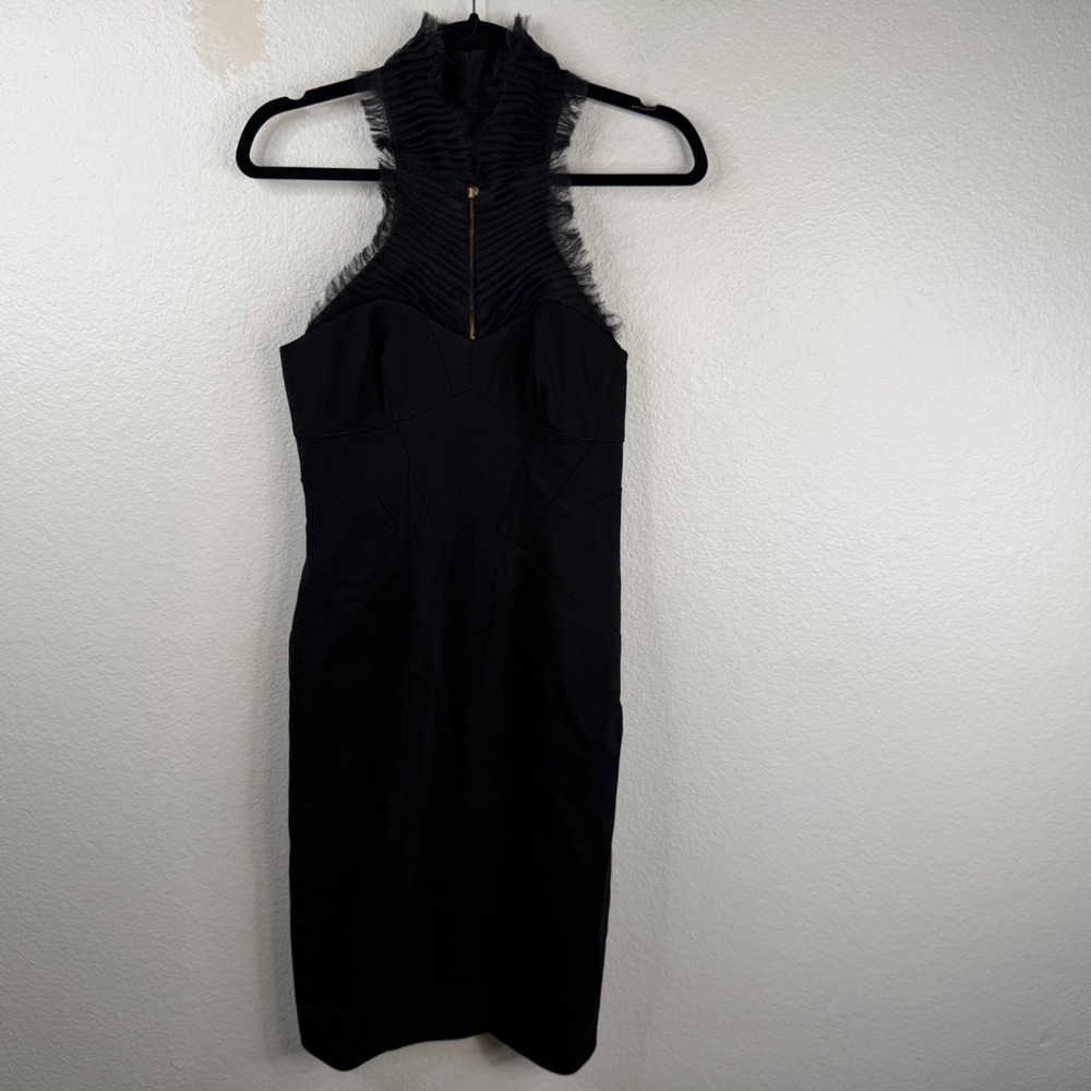 Karen Millen Women's Sleeveless Cocktail Party Dress Black Size 6
